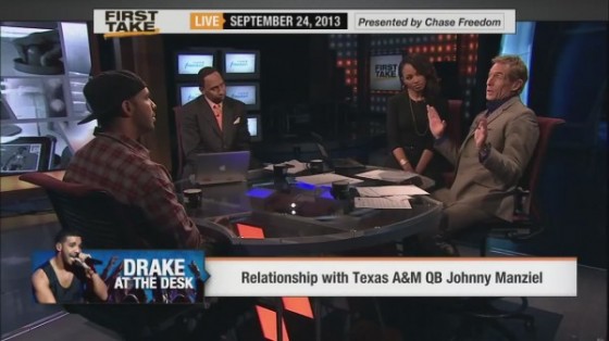 VIDEO:  Drake on ESPN’s “First Take”